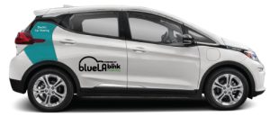 Chevy Bolt BlueLA Mobility FNL | Blink Mobility